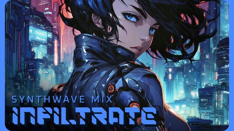 INFILTRATE | Cyberpunk Synthwave Mix for Night Drive, Focus & Coding
