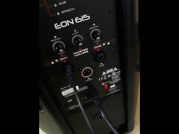 JBL eon615 Sound Test