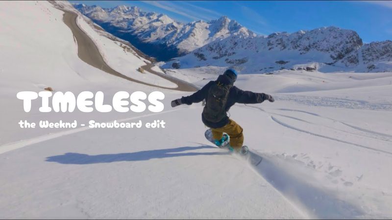 Cinematic Freeride Snowboarding EDIT | Timeless | 4k
