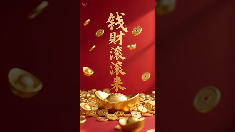 《钱财滚滚来》接了！转发！功德无量！记得订阅！#手机壁纸 #手机屏保 #壁纸 #财源滚滚 #国学文化 #道家文化 #民间文化 #发财 #转运 #钱来