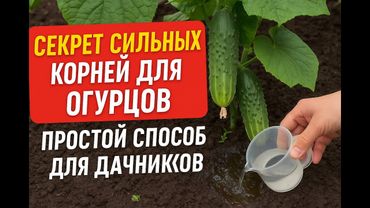 Секрет сильных корней для огурцов — простой способ для дачников!