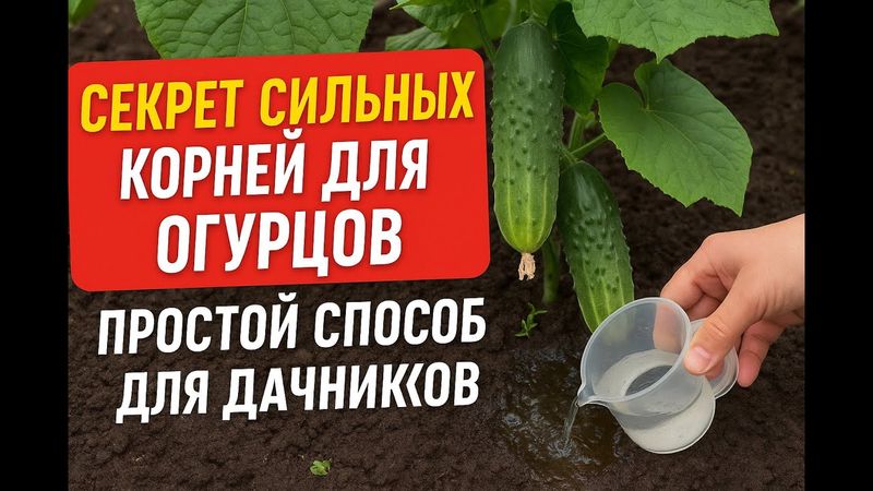 Секрет сильных корней для огурцов — простой способ для дачников!