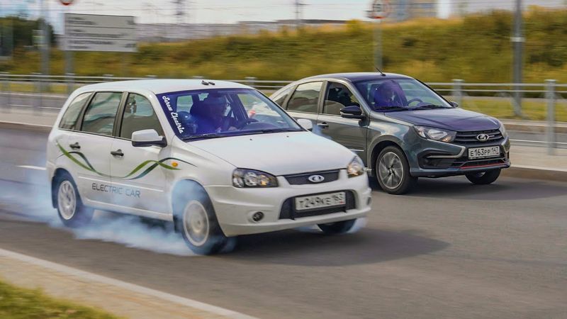 ОЖИВИЛИ ЭЛЕКТРИЧЕСКУЮ КАЛИНУ И ДОБАВИЛИ 300 СИЛ. Lada Ellada Stage 3+