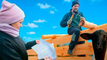 Подарки к новому году. Анализ для воды в пруд. Дровяник и конкурс.Овца ушла рожать подальше от сарая