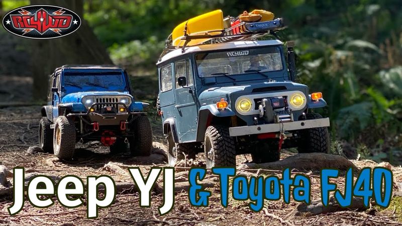 Scale RC battle - old school leafers off roading #RC4WD