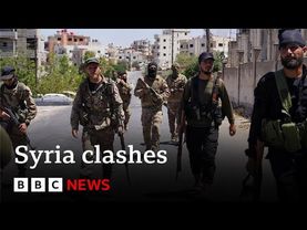 More than 350 people killed in Syria clashes |  BBC News