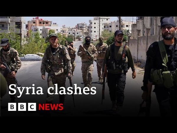 More than 350 people killed in Syria clashes |  BBC News