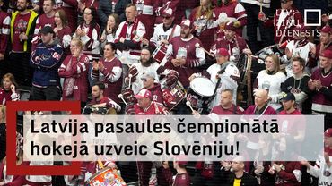 Latvijas valstsvienība svin skaistu uzvaru pār Slovēnijas izlasi