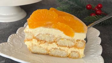 Мандариновый ТИРАМИСУ 🍊 Рецепт легкого фруктового ТОРТА