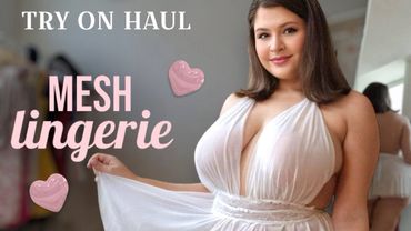 [4K] Tina Transparent Fashion Try-On | Bold & Beautiful