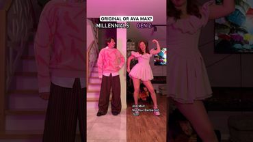 ORIGINAL OR AVA MAX?🎀 MILLENNIALS VS GEN Z💃🕺 #dancevideo #dance #music #piotrovscy