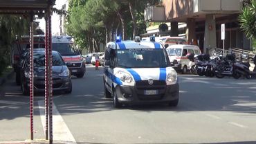 Inaugurazione Nuova Ambulanza Croce Verde Albisola - Corteo Mezzi in Sirena