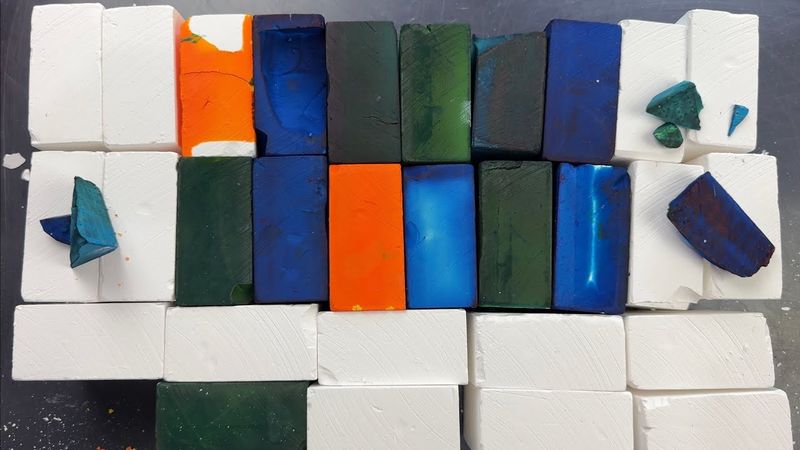 Testing Dyed and Plain G3 Chalk!