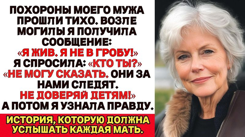 На похоронах мужа мне пришло сообщение:«Я жив. Никому не верь!»