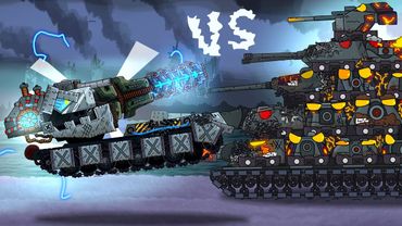 Электро Waffentrager против КВ-54 - железные братья - Мультики про танки