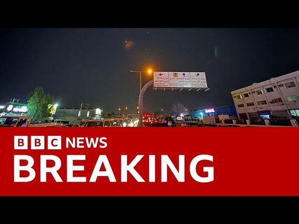 Iran launches missiles at US bases in Qatar and Iraq, state media reports | BBC News