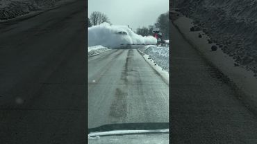 #snowplow #train #plowing