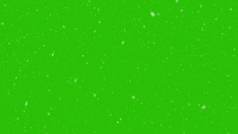 4K Calm Snow falls vertically down Loop Greenscreen effect Chromakey ｜ Copyright free