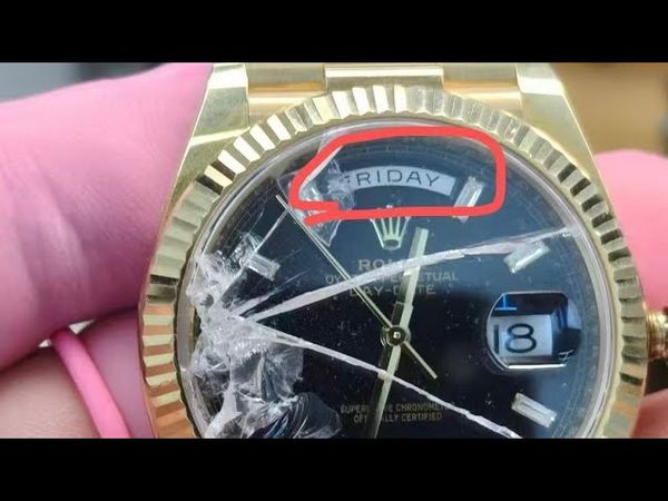 SCARFACE ROLEX 228238 repairing “疤面”劳力士黑冰糖启示录