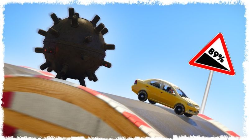 ТОРМОЗА ЗДЕСЬ НЕ СПАСУТ!!! АДСКИЙ СПУСК В GTA ONLINE!!!