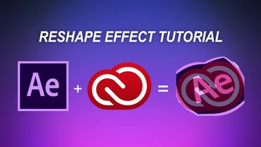 How to Morph 2 Shapes in Adobe After Effects (Reshape Effect Tutorial)