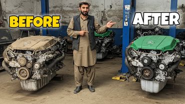 Mercedes V10 Engine Restoration in 500$ with Basic Tools (Budget Friendly)