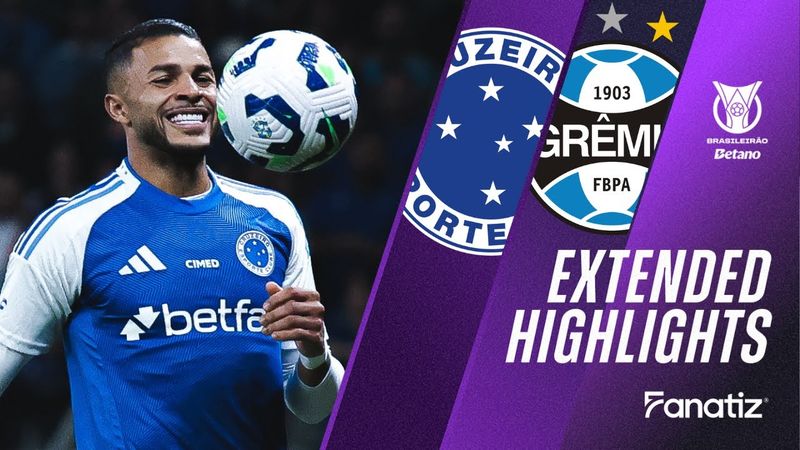 Cruzeiro vs. Gremio 4-1 | Game Highlights | #Brasileirao2025