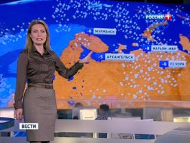 Дарья Сметанина - "Вести. Погода" (04.12.13)