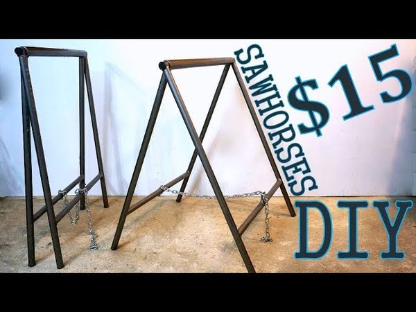 Steel SawHorses DIY [PLANS]