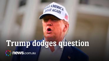 Trump dodges question on U.S. strike against Iran