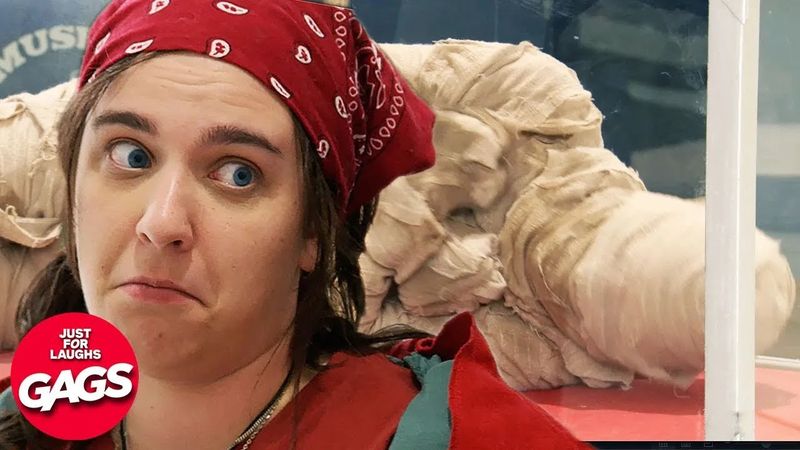 Mummy Comes Back To Life | Best Museum Prank | Just For Laughs Gags