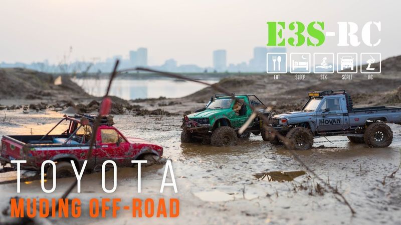 E3S RC Trucks MUD OFF Road – Heavy Weight Winch — Hilux Truggy SCX10, LC70 SCX10 II, Hilux TF2  RC4W