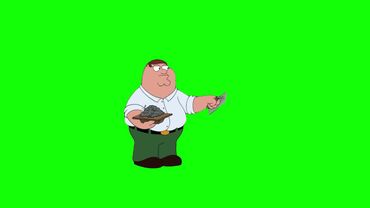 Peter Fixes Wall Green Screen | Family Guy