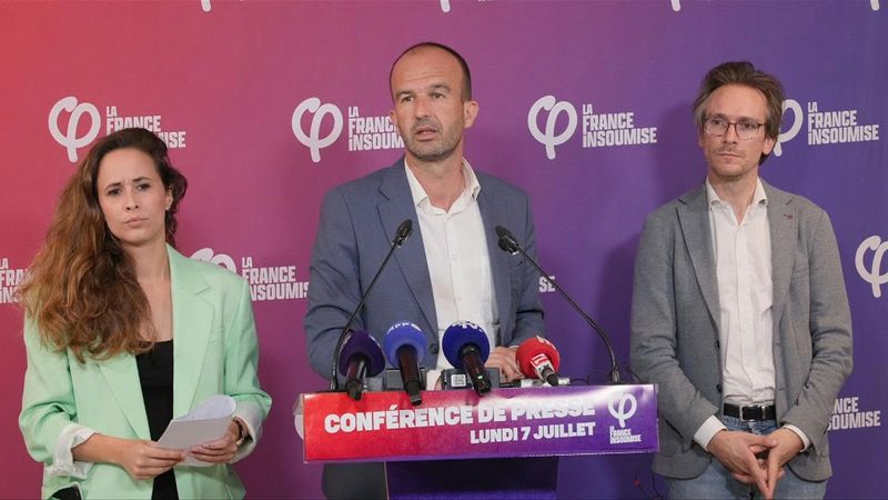 French leftist Manuel Bompard pays tribute to late MP Olivier Marleix | AFP