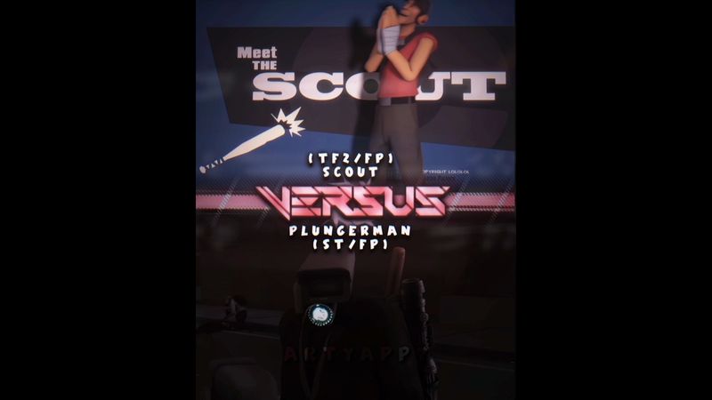 Scout vs Plungerman #scout  #vs #plungerman #tf2 #skibiditoilet #savetf2