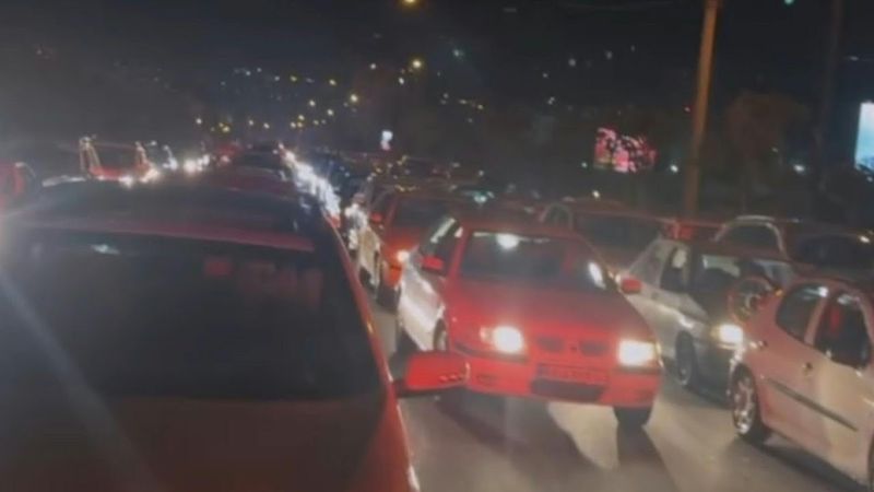 Heavy traffic in Tehran as Iranians attempt to leave the capital | AFP