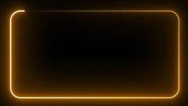 Oragne Neon Frame Background | MD Animated Backgrounds | Free Video Backgrounds