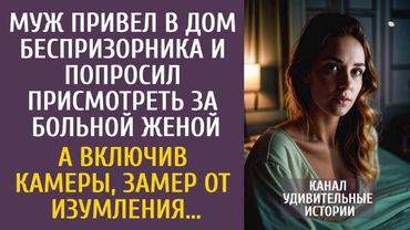Муж привел в дом беспризорника и попросил присмотреть за больной женой… А включив камеры, замер…