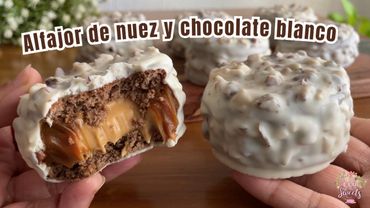 Receta del alfajor más elegante y cremoso que vas a probar 🤍✨| Elu Sweets