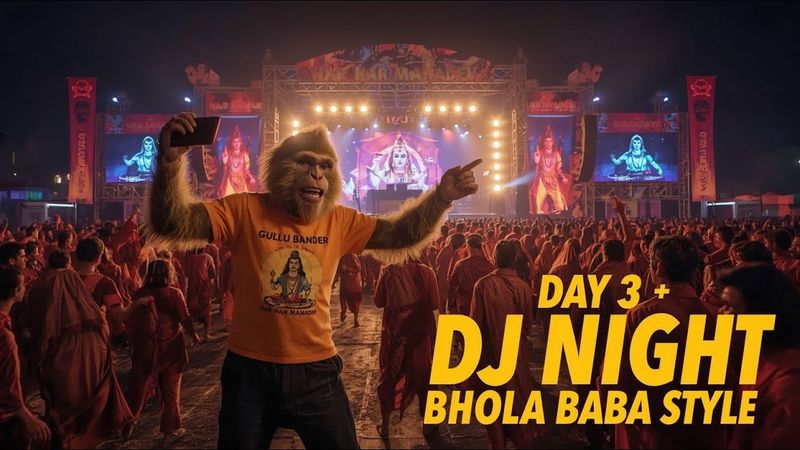 भोले बाबा Day -3 | Bhola Baba Dj Night @gullu.bandar