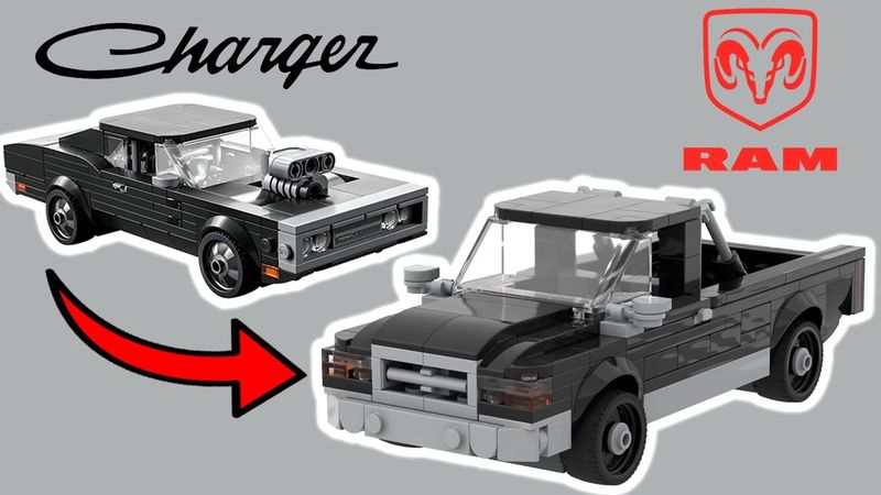 76912 Dodge Ram - Lego Speed Champions Alternative MOC Tutorial
