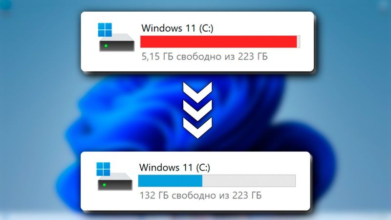 Как ОСВОБОДИТЬ место на диске С?