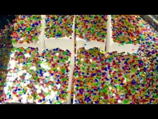 Glittery Fresh Chalk with Red Reforms 