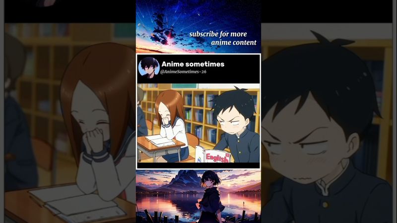 She tricked him😂. || Teasing master takagi san || #animeedit #animelover #anime #shorts