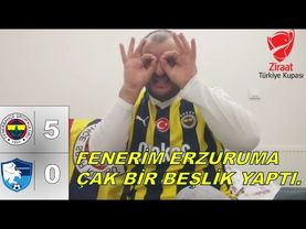 KADIKÖY'DE BEŞLİK! - Fenerbahçe 5-0 Erzurumspor (Tepki) #ziraattürkiyekupası #keşfet
