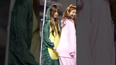 珠珢中場表演 今天是可愛動物園風嗎🤣@Jueun_0724