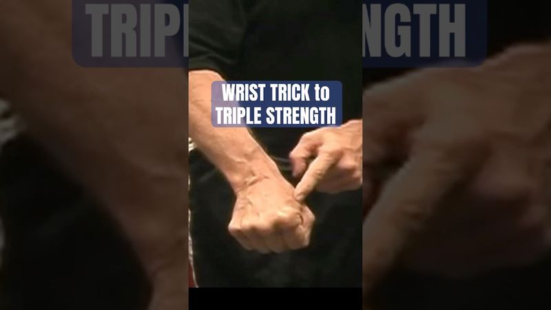 Trick to Triple Wrist Strength #karate #martialarts #mma #kickboxing #kungfu