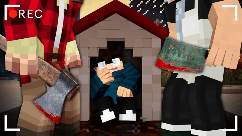 ОНИ ОХОТЯТСЯ НА МЕНЯ. БАБУШКА С ДЕДУШКОЙ СОШЛИ С УМА. ЗИМНИЕ КАНИКУЛЫ[ЧАСТЬ 5] - СТРАШИЛКИ МАЙНКРАФТ