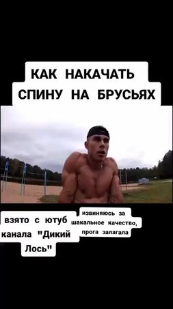 #спина #спорт #брусья #тренировка #рекомендации