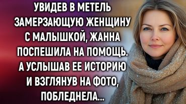 Увидев в метель замерзающую женщину с малышкой, Жанна поспешила на помощь. А услышав…